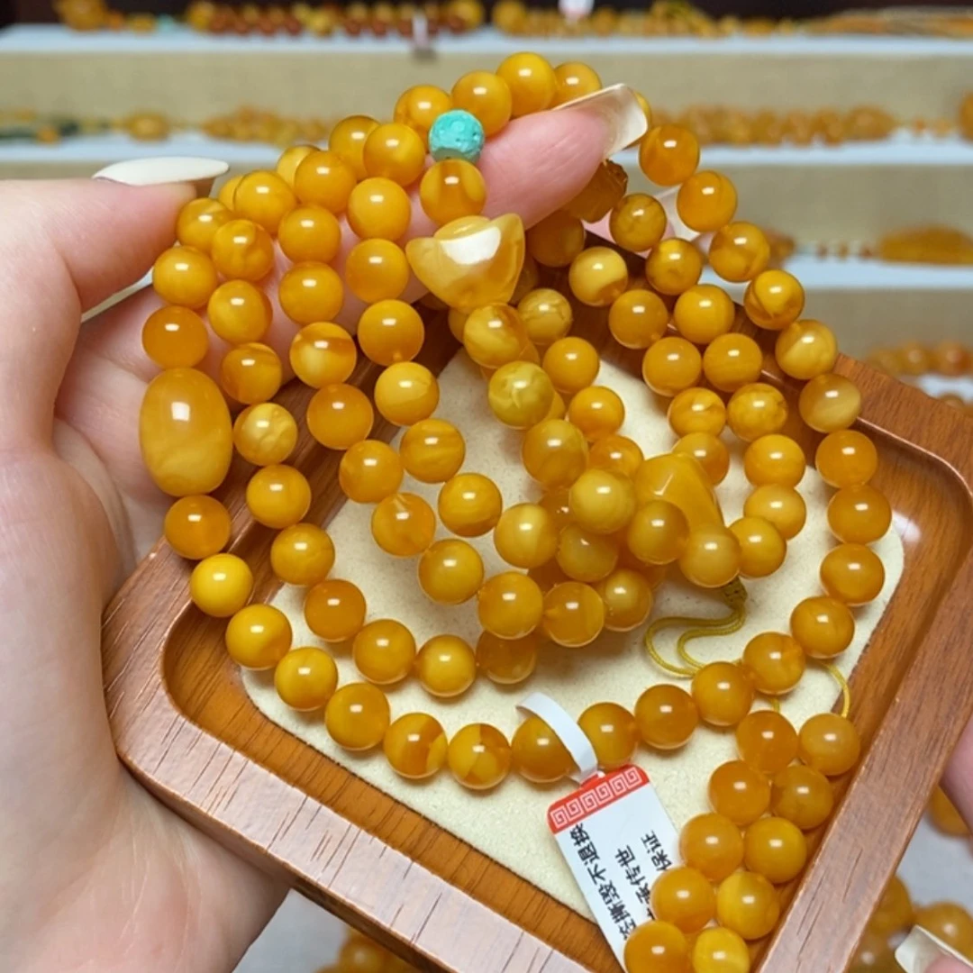 【闪购商品】未镶嵌蜜蜡手链手串