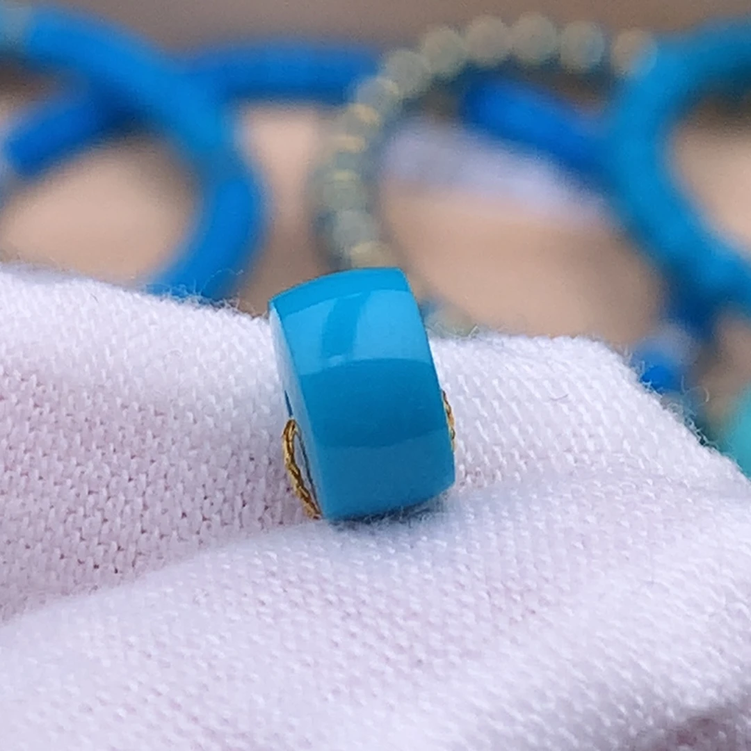 绿松石未镶嵌珠宝奇石7.5*4.5mm