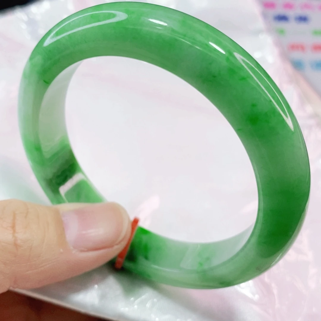 未镶嵌手镯翡翠55圈口