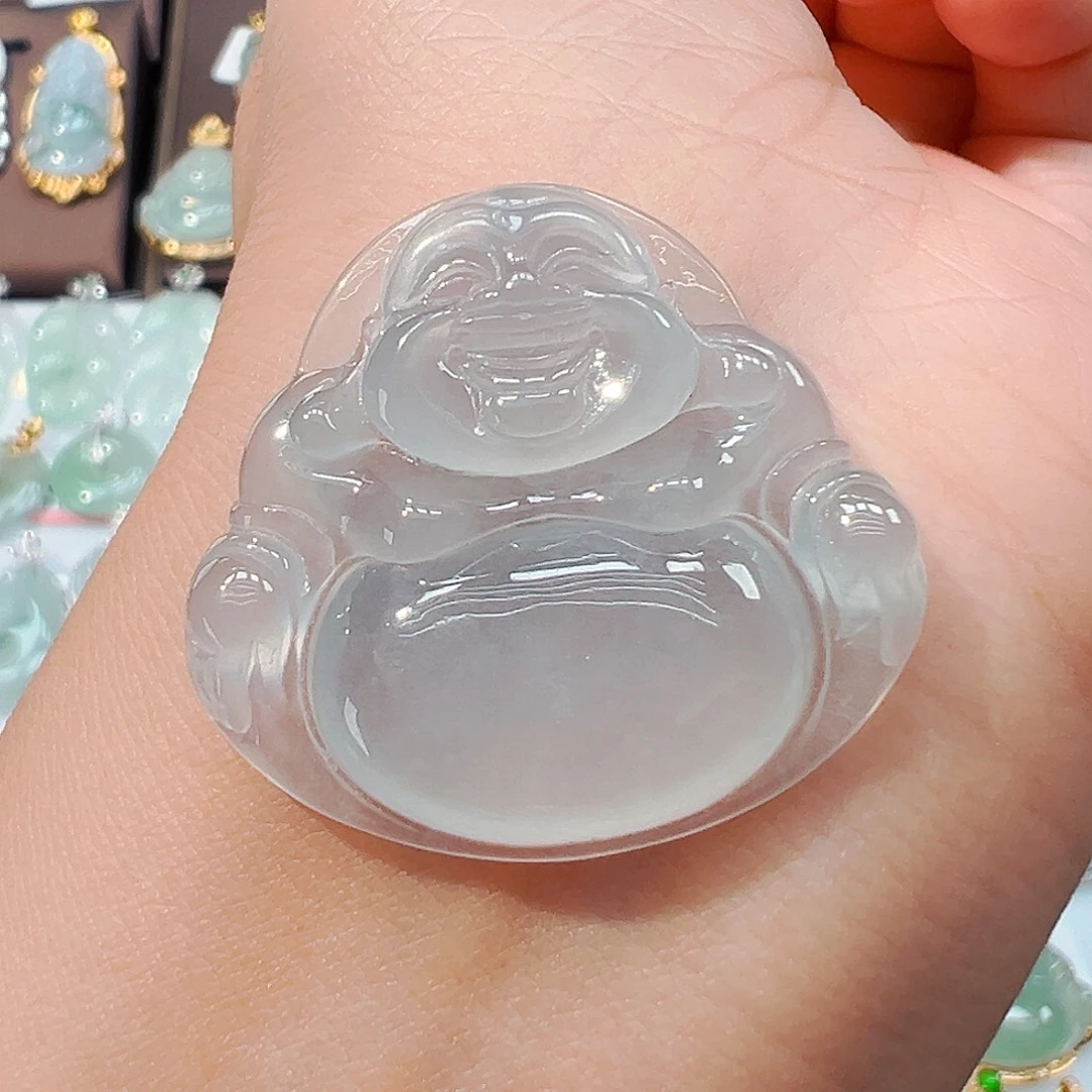 翡翠未镶嵌吊坠(不含链)佛公