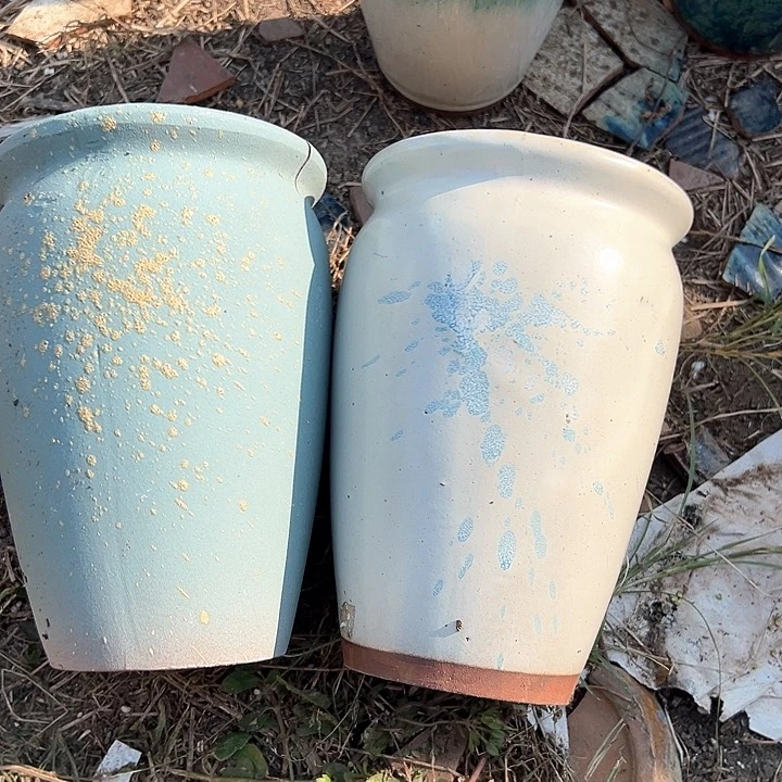 紫砂花盆口12高18瑕疵。。。。。。。。。。。。