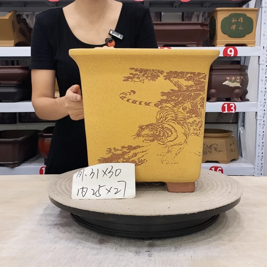 紫砂花盆紫砂花盆