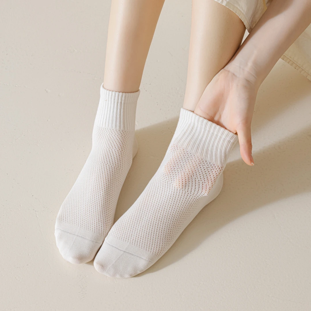 卡派鼠【澳棉】夏季薄款网眼透气精品商务袜（男女同款）