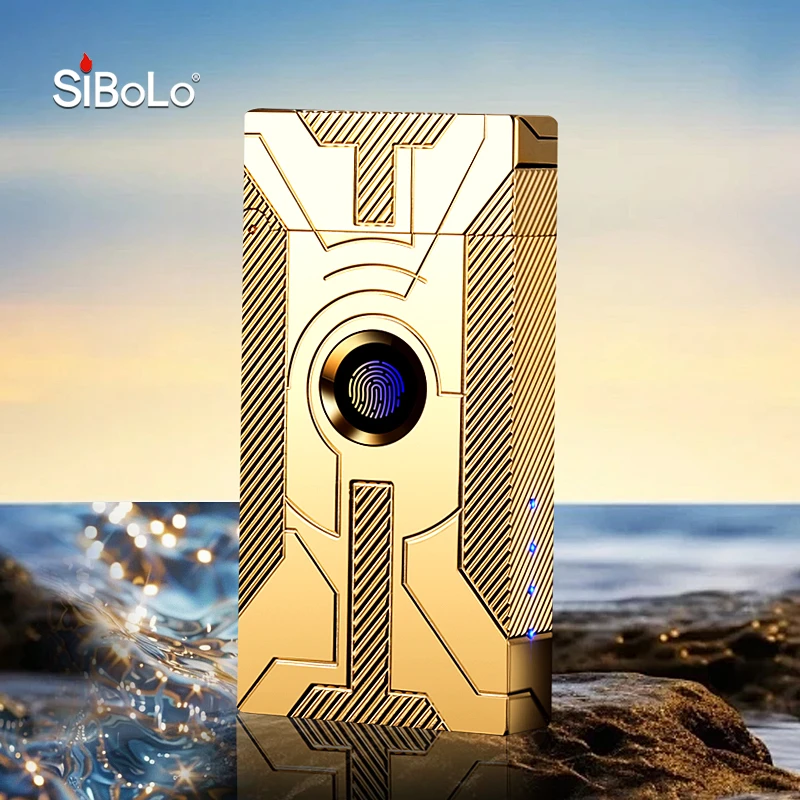 真指纹机甲防风打火机朗声专属定制送男朋友的高档生日礼物纪念日