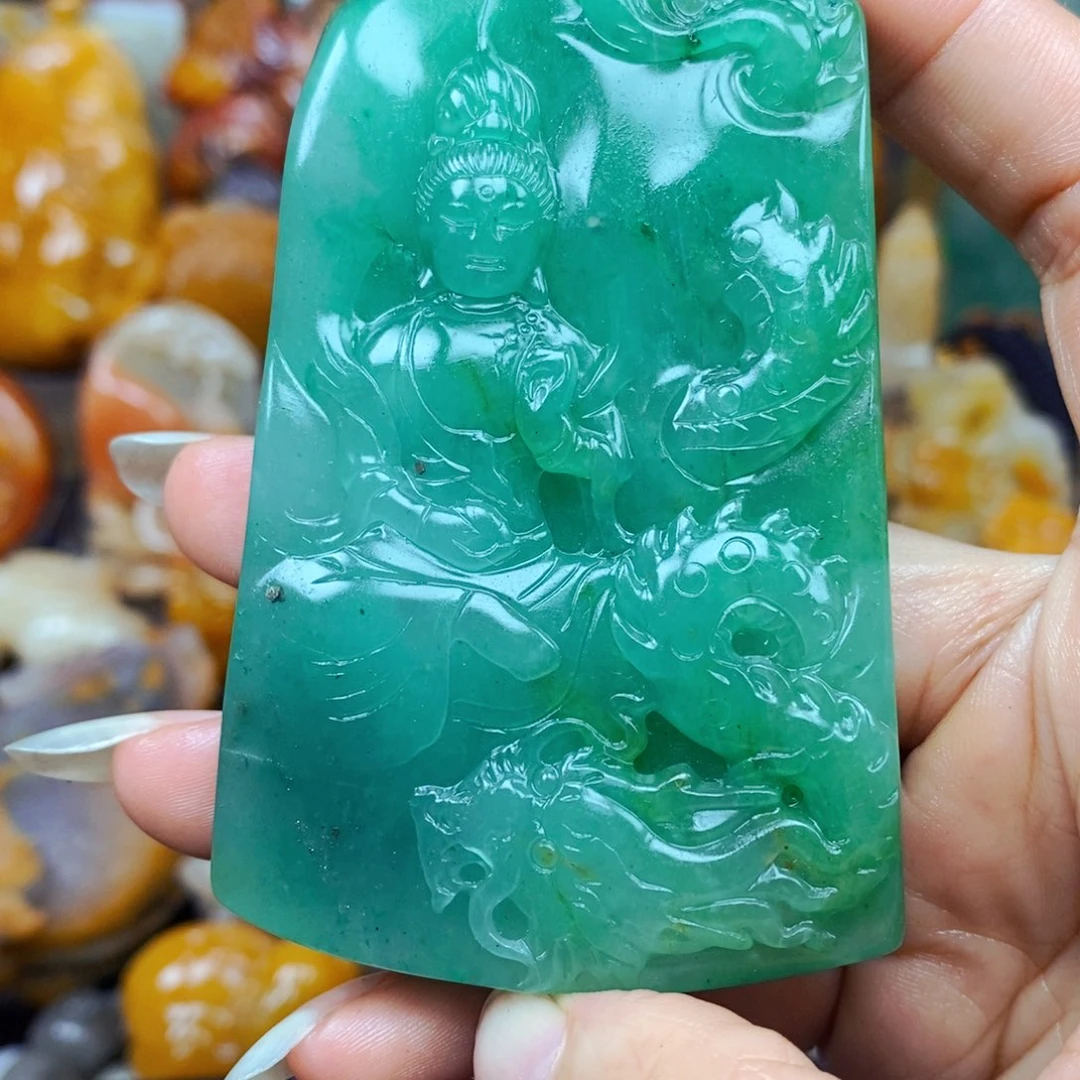 石英质玉（黄龙玉）未镶嵌颈饰