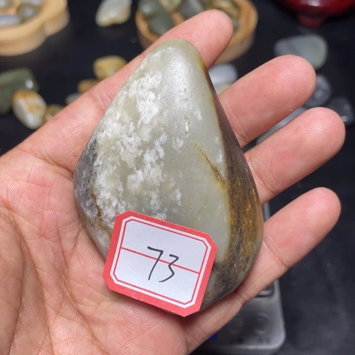 和田玉未镶嵌颈饰73