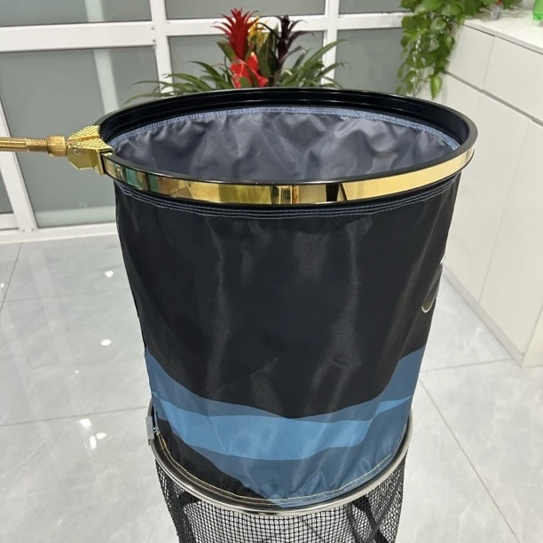 新款定位狂拉31方口加厚涂胶防伤鱼防挂鱼涂胶网兜