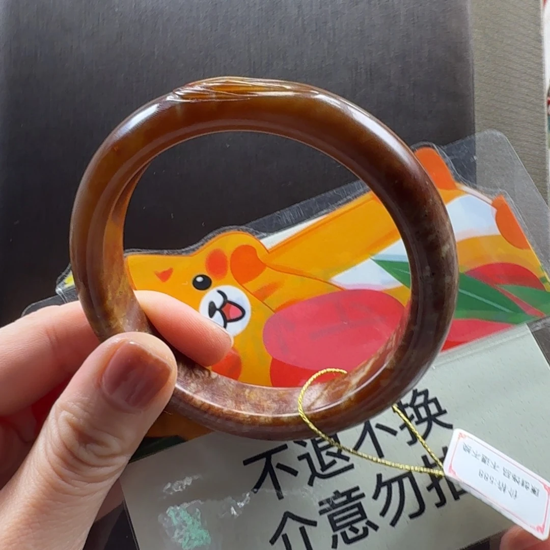 人***戏未镶嵌蛇纹石玉手镯