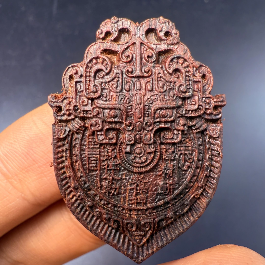 【上新】【雕刻】小叶降真香  剑型山鬼 精工雕刻3.5cm