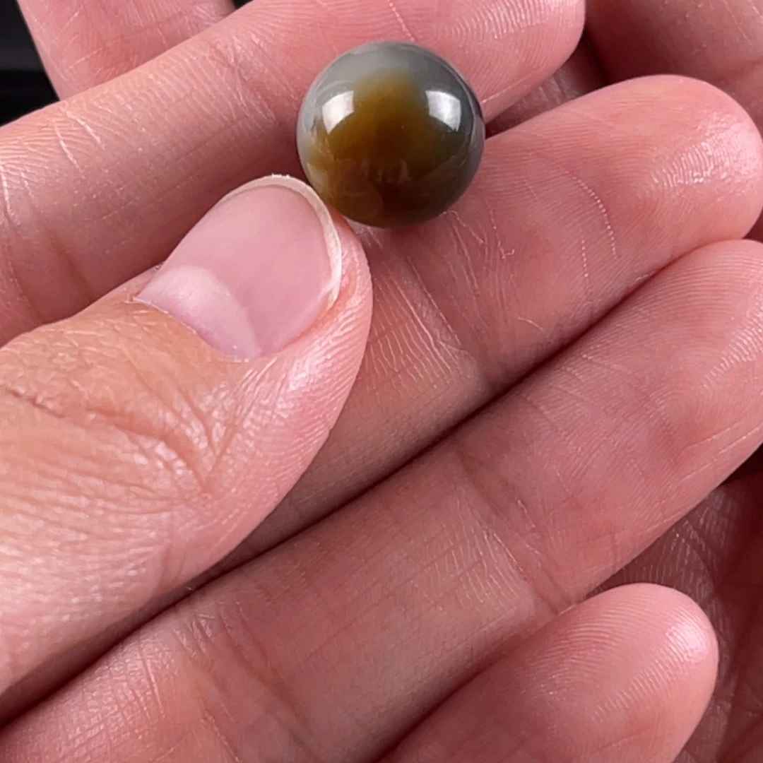 和田玉手串未镶嵌多****水卡12