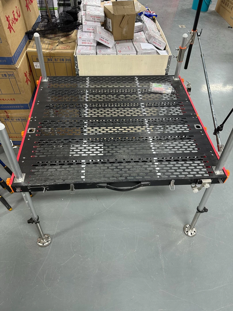 新款-多功能镂空钓鱼台超轻加厚钓台