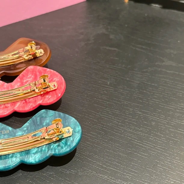 【福利】鸽鸽家醋酸爱心弹簧夹