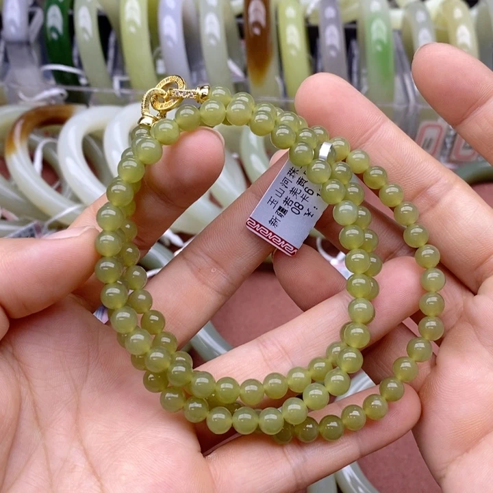 J***e和田玉未镶嵌项链卡6