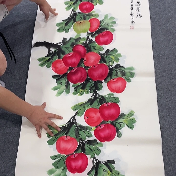 国画今天早上起来发现