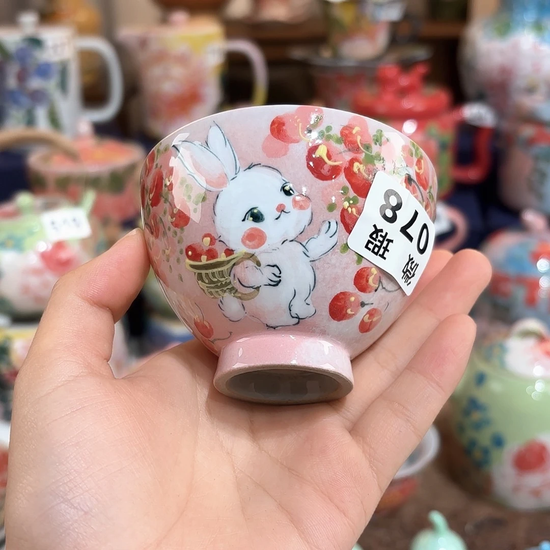 景德镇手绘高温釉下彩陶瓷茶具