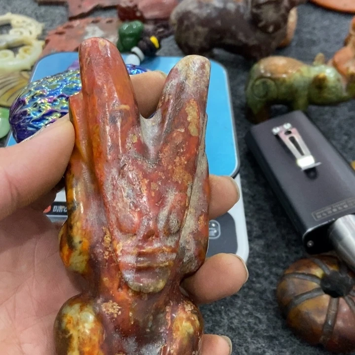 白玉菩提吊坠摆件