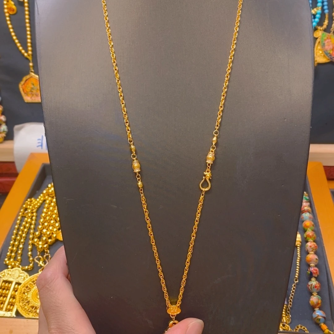 无铜合金无铜合金麻花项链