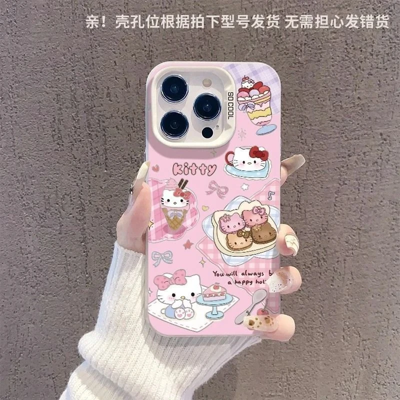 下午茶KT猫适用于苹果17PROMAX手机壳苹果17PRO高颜值苹果17AIR呆