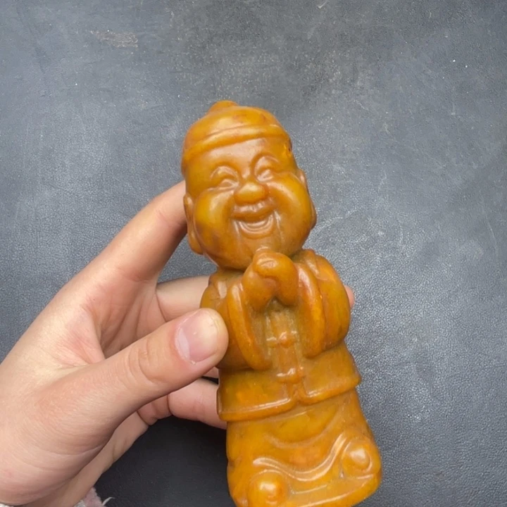 白玉菩提吊坠摆件