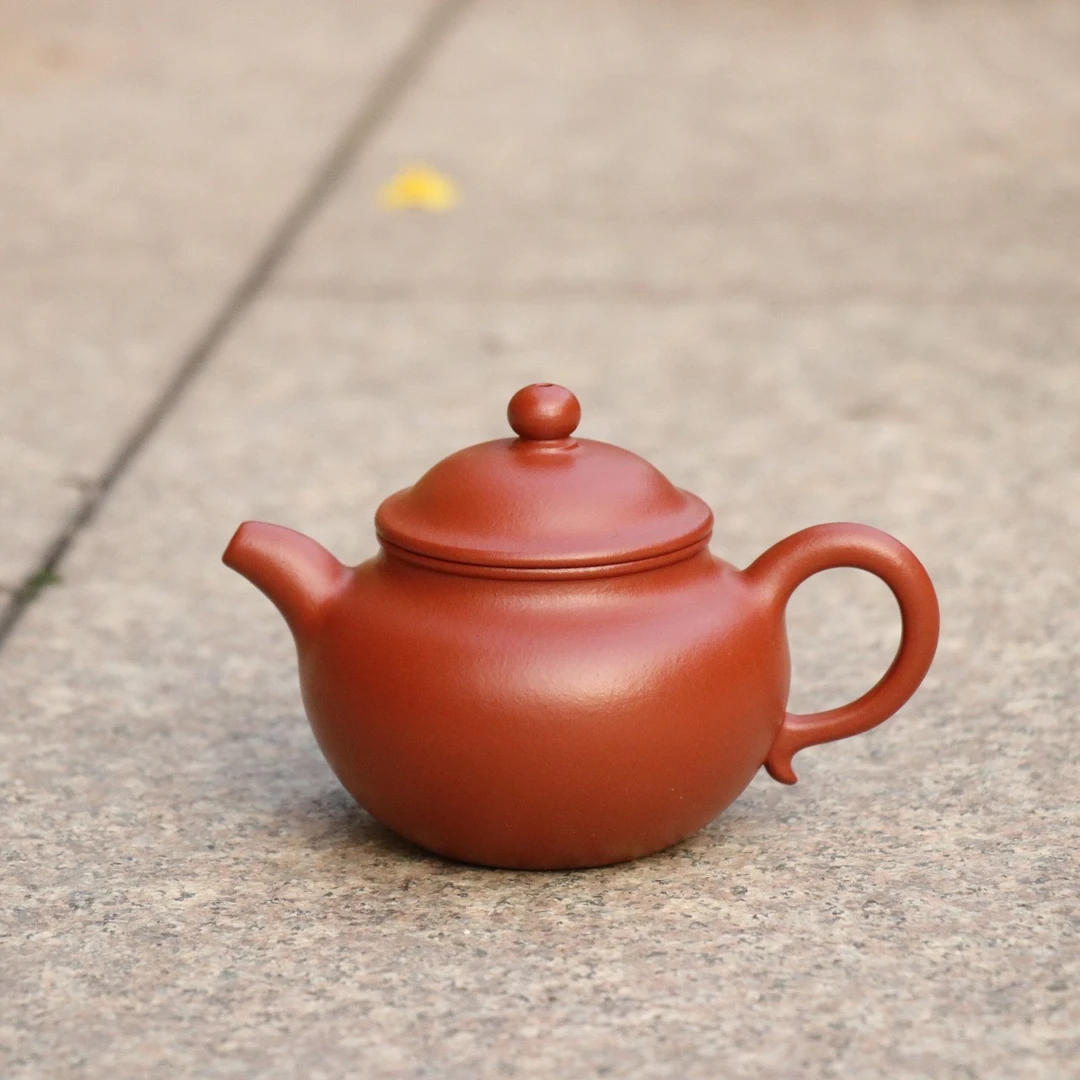180cc  朱泥莲子壶  朱泥紫砂壶
