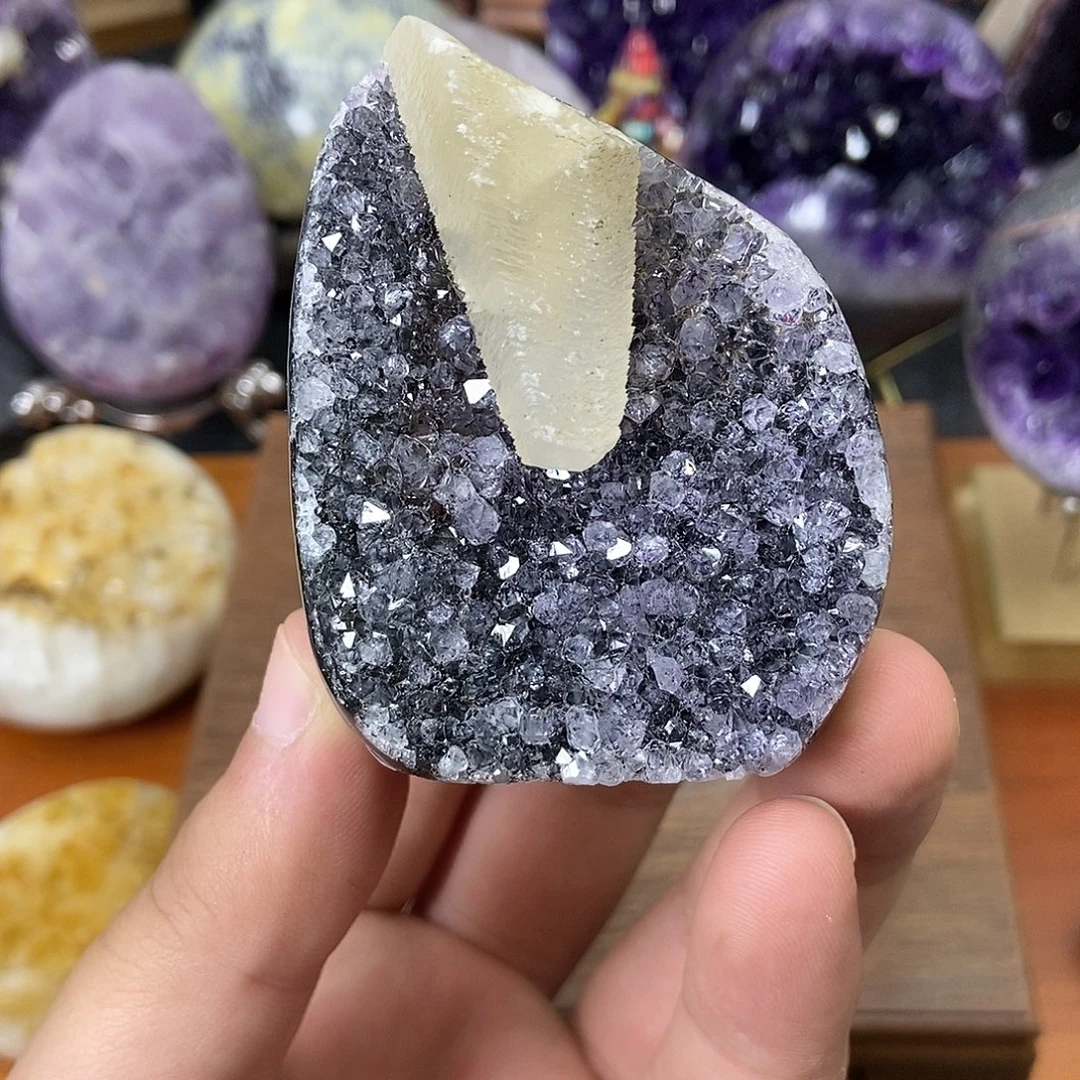 大型摆件（非配饰）紫晶未镶嵌