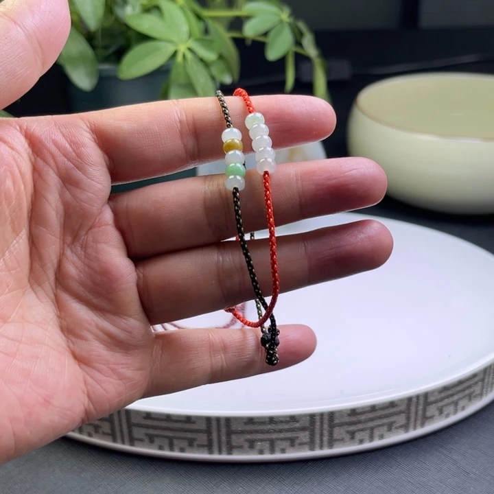 翡翠未镶嵌手链卡5➕