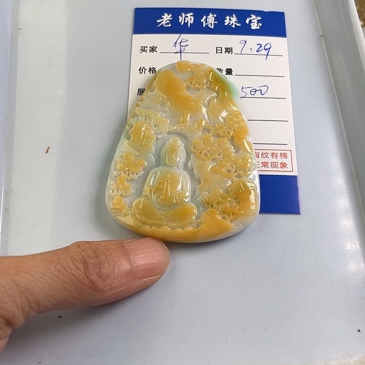 颈饰未镶嵌翡翠华**脑