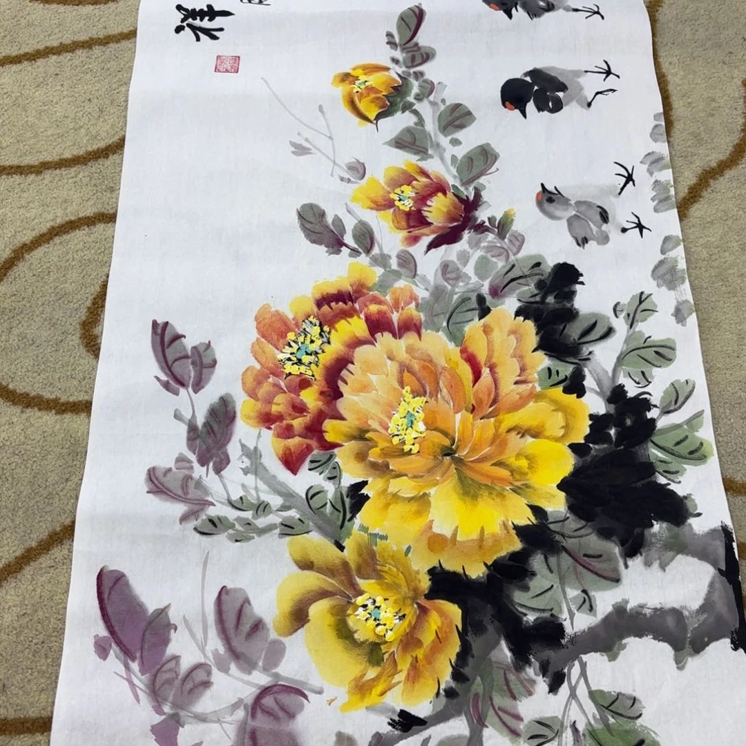国画袁琪老师三尺刘