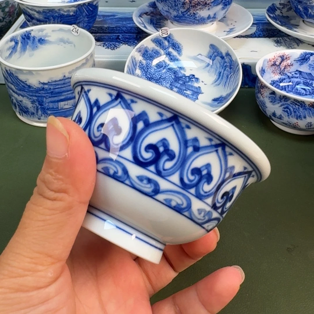 景德镇纯手绘茶具圆圆251
