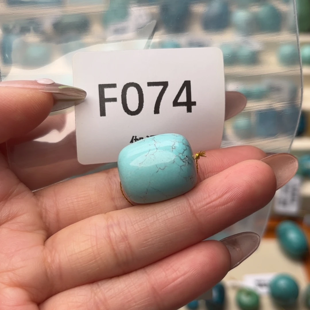 绿松石未镶嵌珠宝奇石直径16