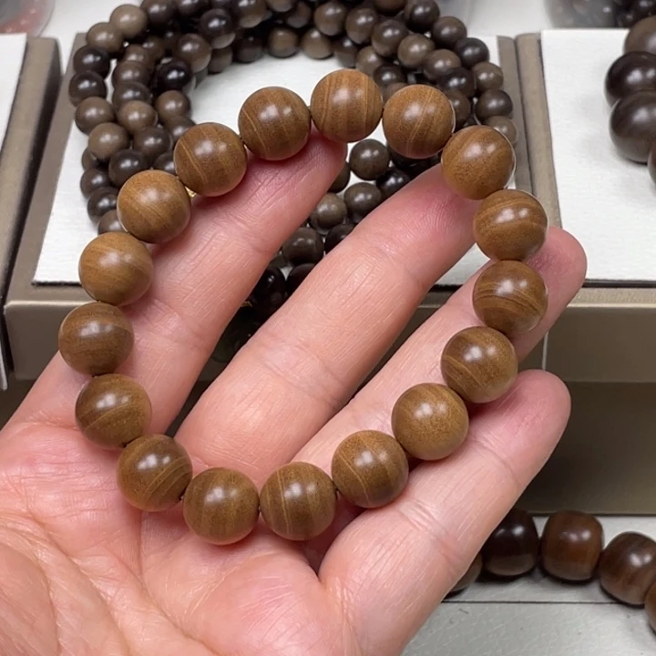 檀香木手串/手链迈索尔正区老山檀香1.2/17黑肉