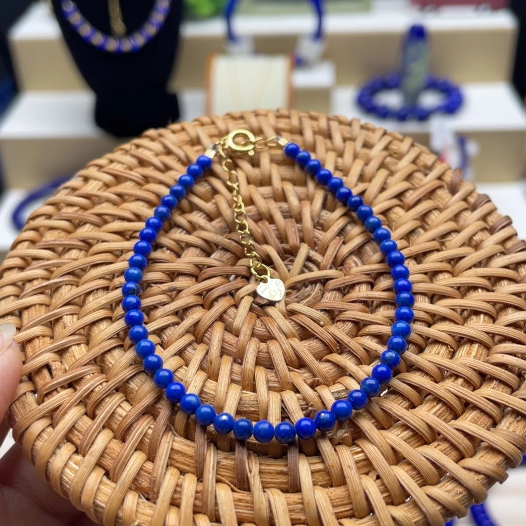 未镶嵌青金石手链3mm福利