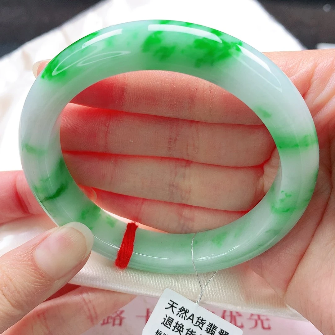 未镶嵌手镯翡翠58圈