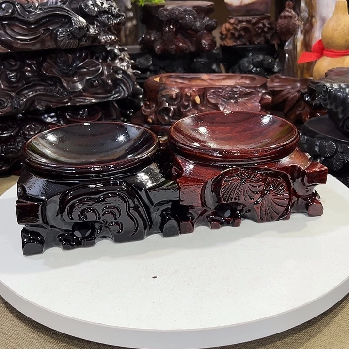 木一个！中号葫芦底座尺寸10*7，颜色可选