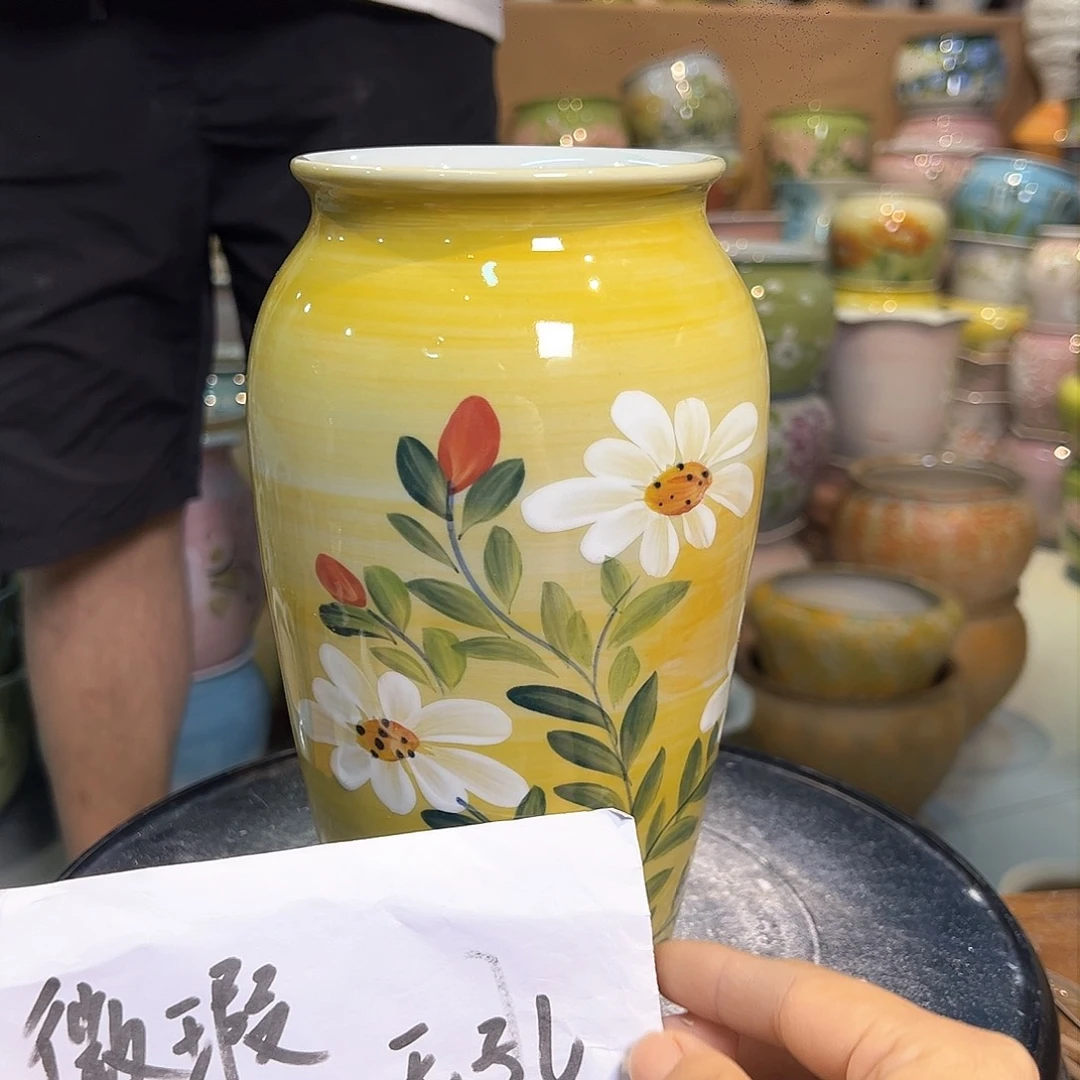 景德镇陶瓷花盆136