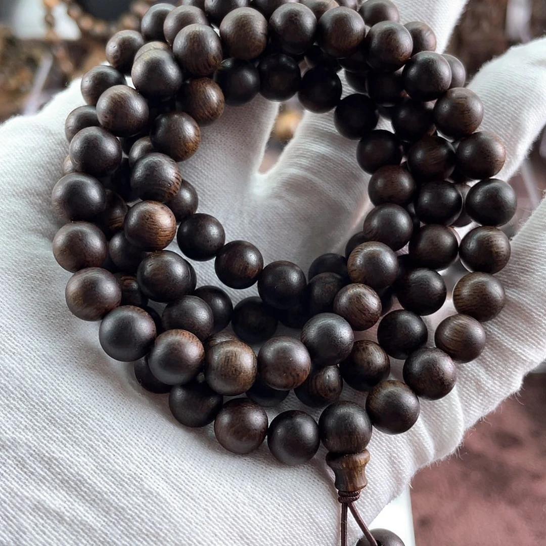 沉香手串刘*大越南芽庄白棋