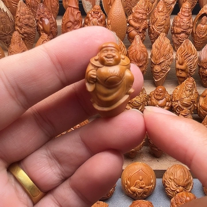 吊坠橄榄核19财神爷