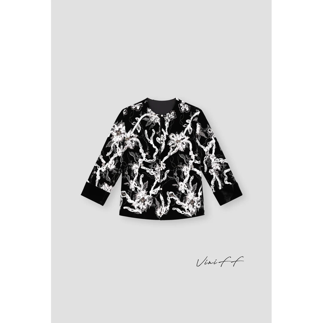 ViniFF薇妮｜2025S/S 早春新款 「风华」新中式贵气感外套WA5CQ001