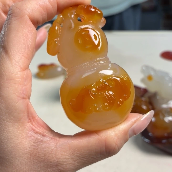 玛瑙/玉髓未镶嵌吊坠(不含链)