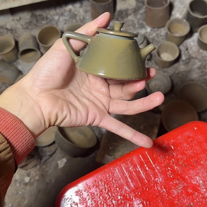 紫砂茶壶坭兴陶柴烧