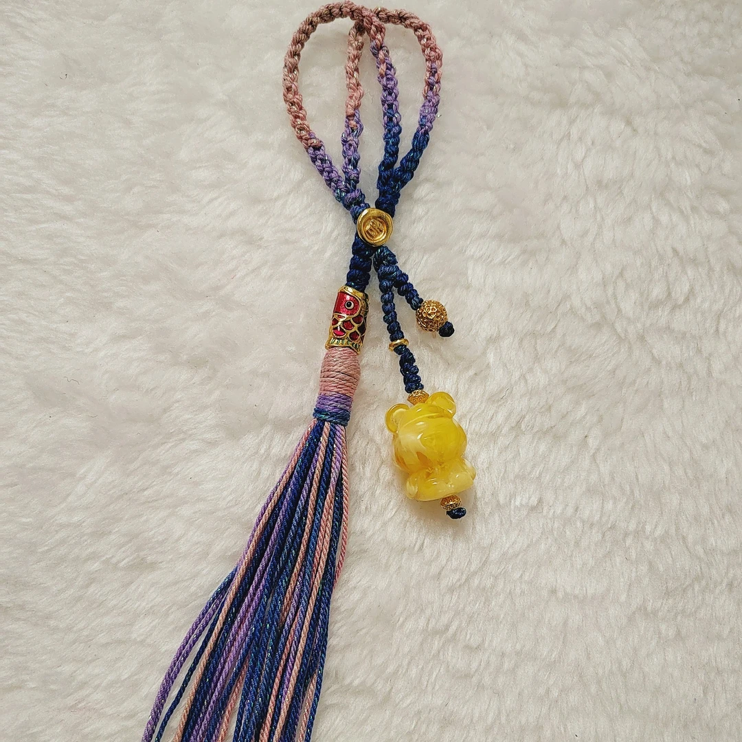 手编绳钥匙扣，包挂，