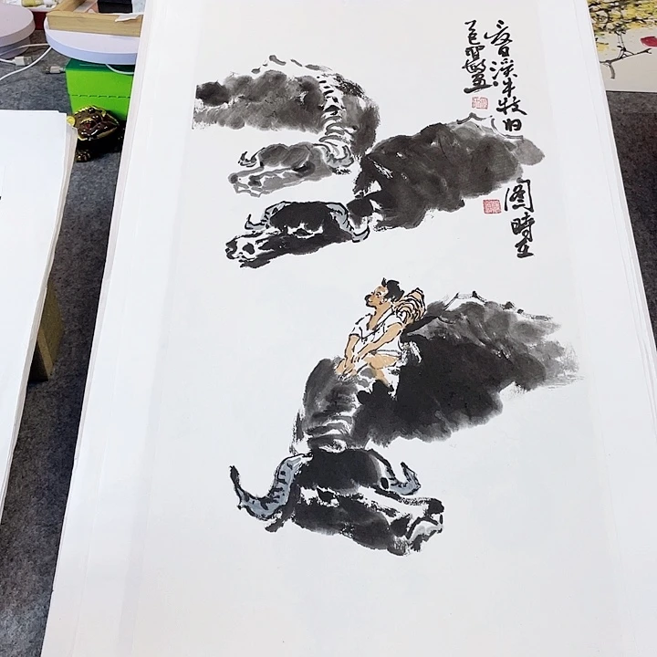 国画张圣敏先生纯手绘作品