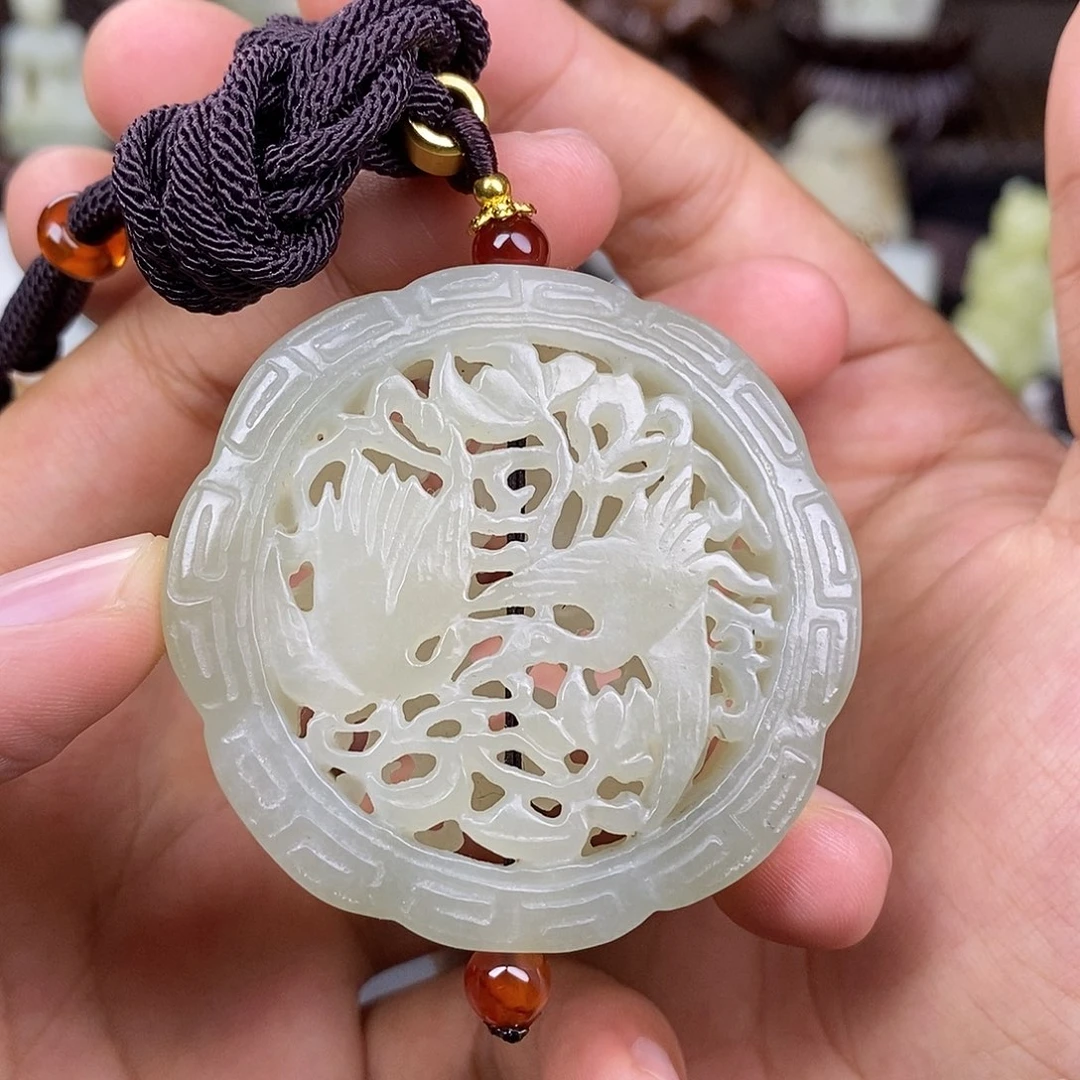 和田玉未镶嵌挂件