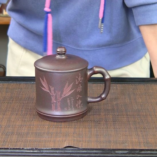 茶杯紫砂高货放漏