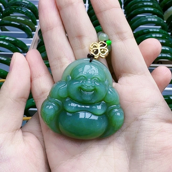 和田玉（碧玉）挂坠未镶嵌