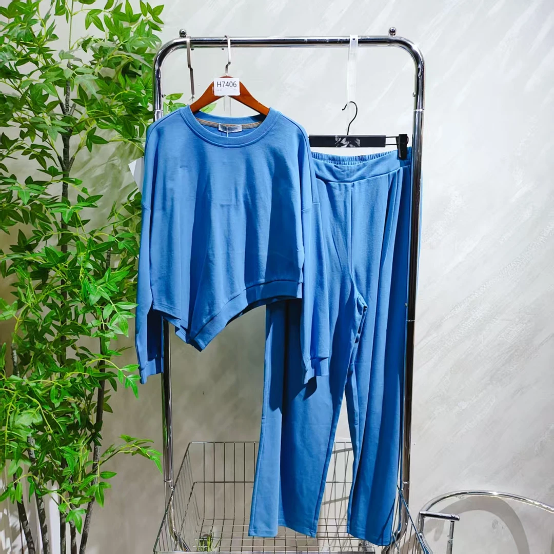 【H7406】女士气质轻奢百搭休闲套装