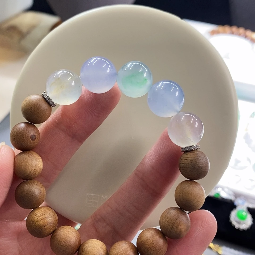 颈饰未镶嵌翡翠特价大卡手串