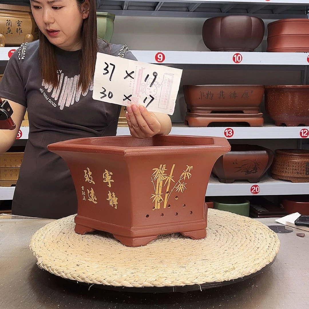 紫砂花盆紫砂花盆