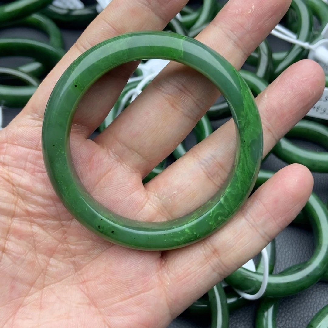 和田玉（碧玉）未镶嵌手镯10-53.6