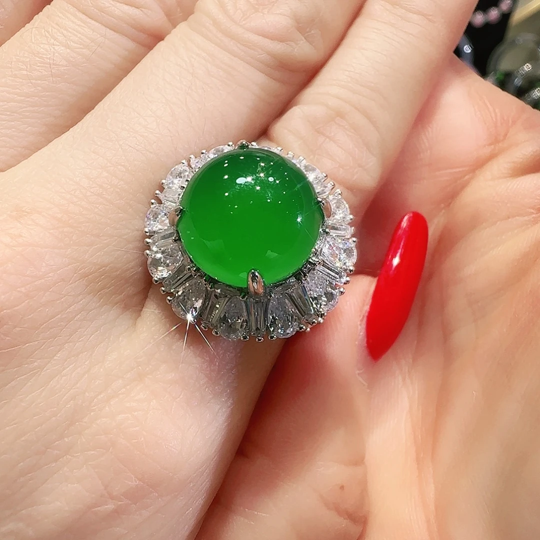 玛瑙/玉髓未镶嵌戒指